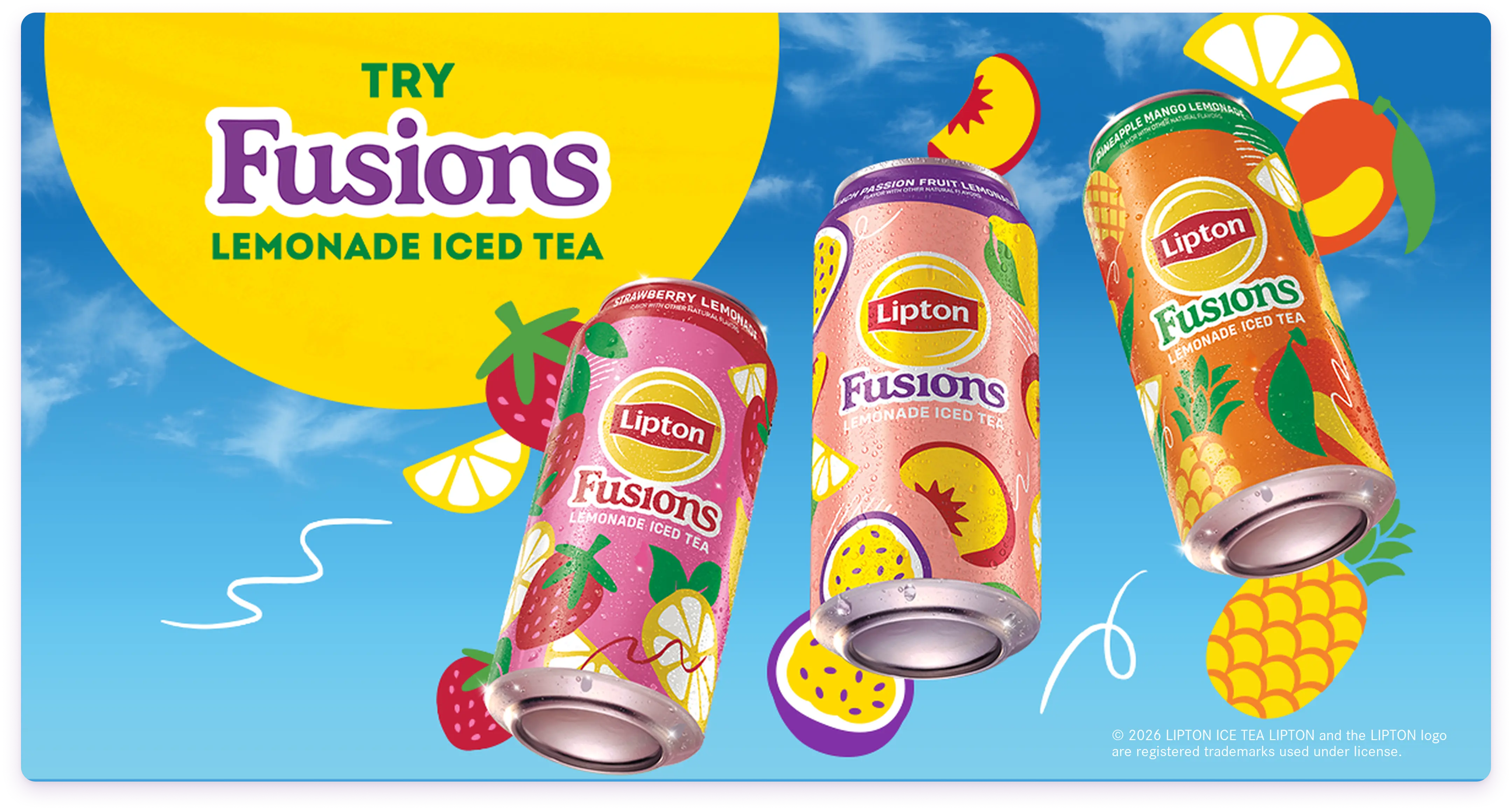 Lipton Fusions Products